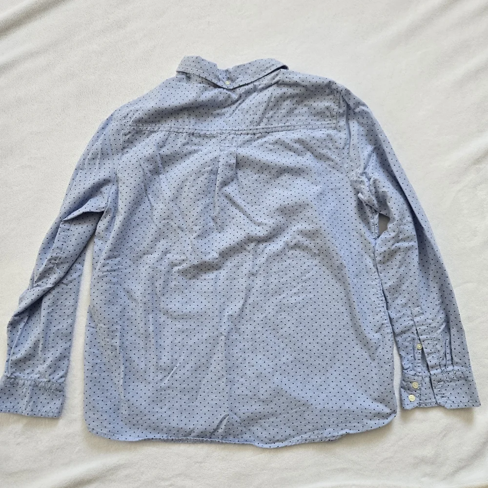 GAP Blue Button-down Shirt 100% Cotton Women's Size XL